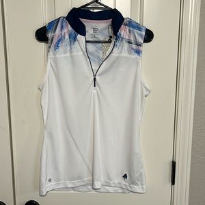 Womens EP NY Sleeveless Polo medium new